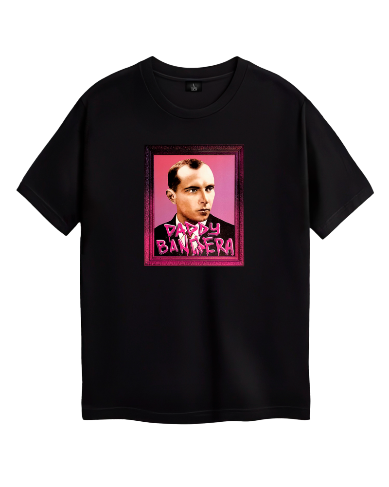 Футболка Vidro "Daddy Bandera" А4 чорна