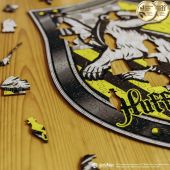 Фігурний дерев'яний пазл  Гаррі Поттер - Герб Гафелпаф