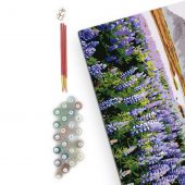 Картина за номерами «Люпіни в горах»