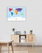 Скретч Карта Світу Travel Map Silver World