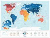 Скретч Карта Світу Travel Map Holiday Lagoon Скретч Карта Світу Travel Map Holiday Lagoon