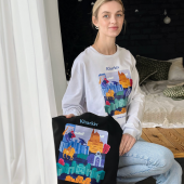 Шопер Maliunky Харків (чорний)