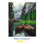 Картина по номерам "Две лодки у берега"