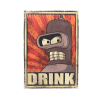 Дерев'яний постер "Futurama # 7 Drink"