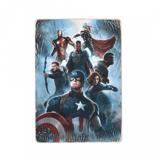 Деревянный постер "Avengers Art"