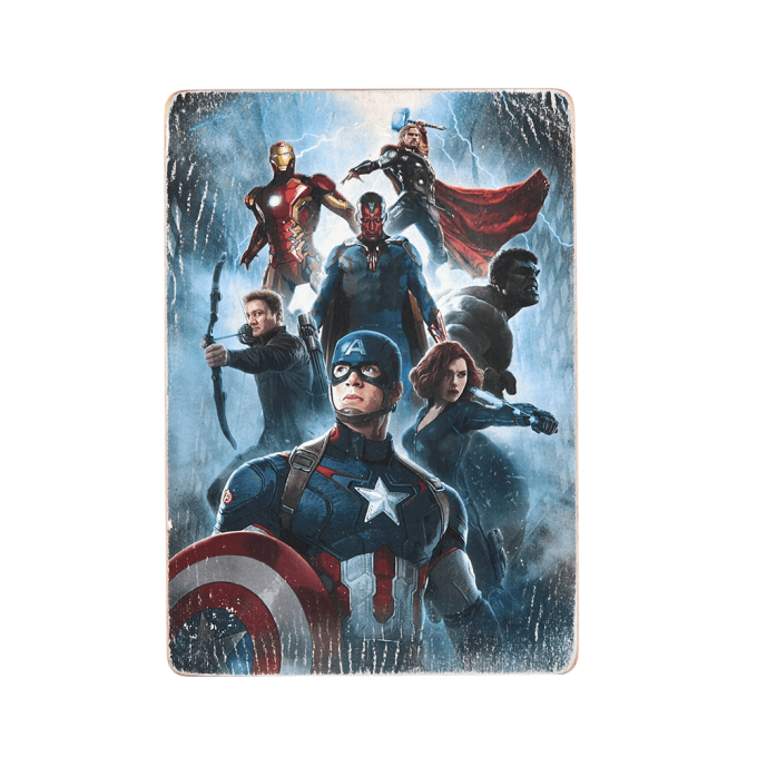 Дерев'яний постер "Avengers Art"