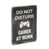Дерев'яний постер "DND Gamer at work b / w"
