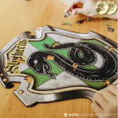 Фігурний дерев'яний пазл  Гаррі Поттер - Герб Слизерин