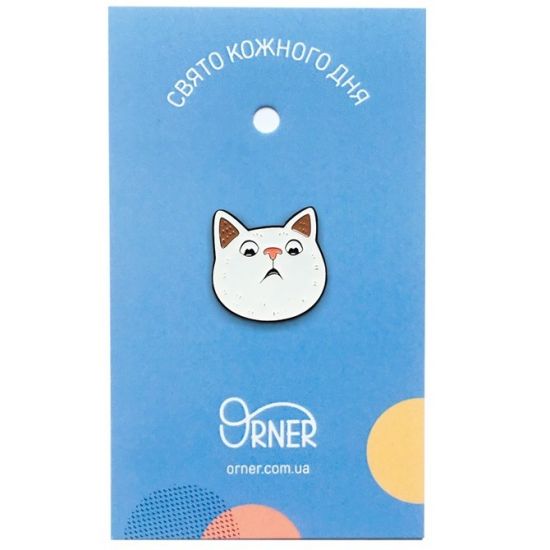 Значок "Кіт здивований"