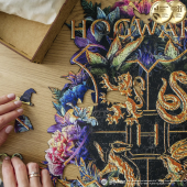 Фігурний дерев'яний пазл Гаррі Поттер - Гоґвортс (Neonly)