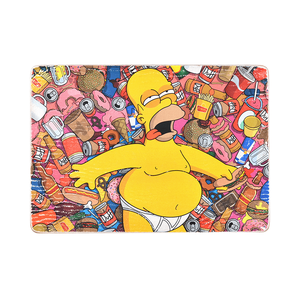 Деревянный постер "The Simpsons #7 Food and Beer"