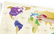 Скретч Карта Світу Travel Map Gold World Скретч Карта Світу Travel Map Gold World