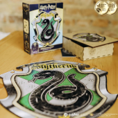 Фігурний дерев'яний пазл  Гаррі Поттер - Герб Слизерин