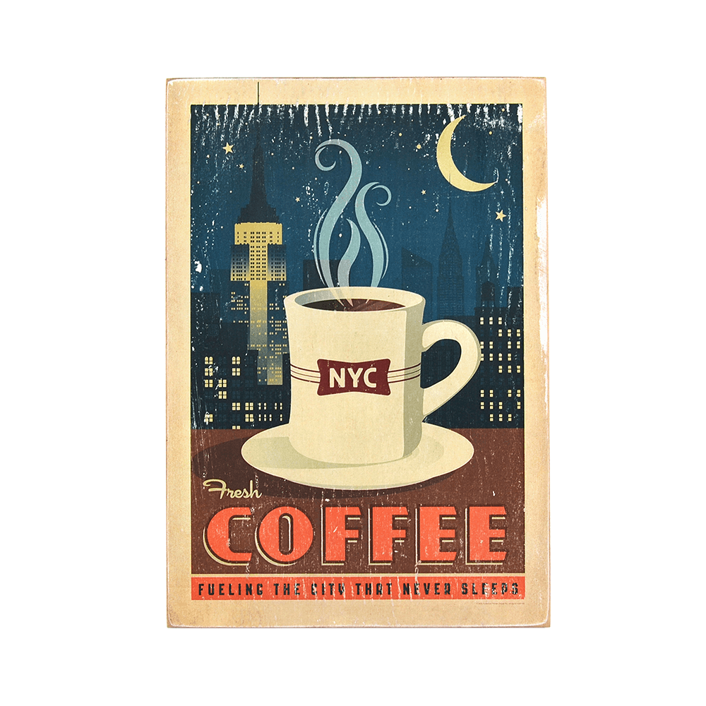 Деревянный постер "Coffee #11"