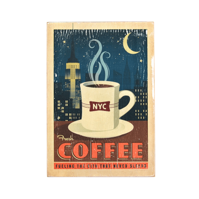 Дерев'яний постер "Coffee # 11"