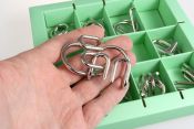 Набір металевих головоломок 10 Metal Puzzle Green