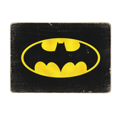 Деревянный постер "Batman Logo"