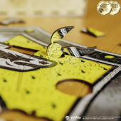 Фігурний дерев'яний пазл  Гаррі Поттер - Герб Гафелпаф