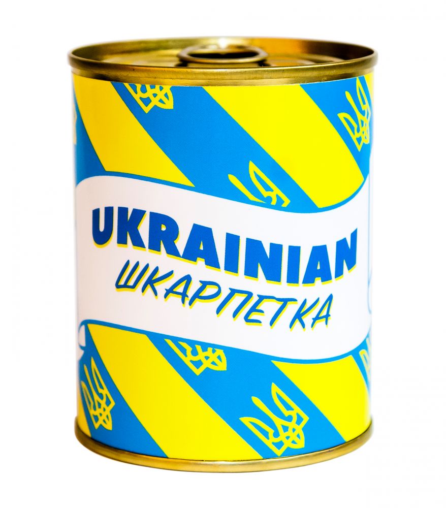 Консервированные носки "Ukrainian шкарпетка"