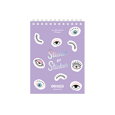 Стикербук лавандовый (Sticker book lavander)