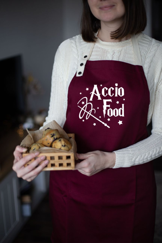 Фартук "Accio Food" бордо