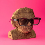 Картонный 3Д пазл "Альберт Эйнштейн"