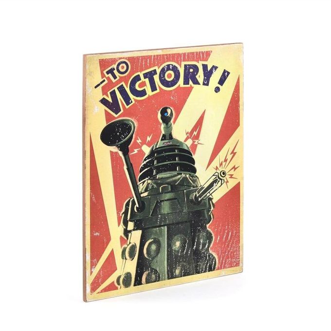 Дерев'яний постер "Doctor Who to Victory!"