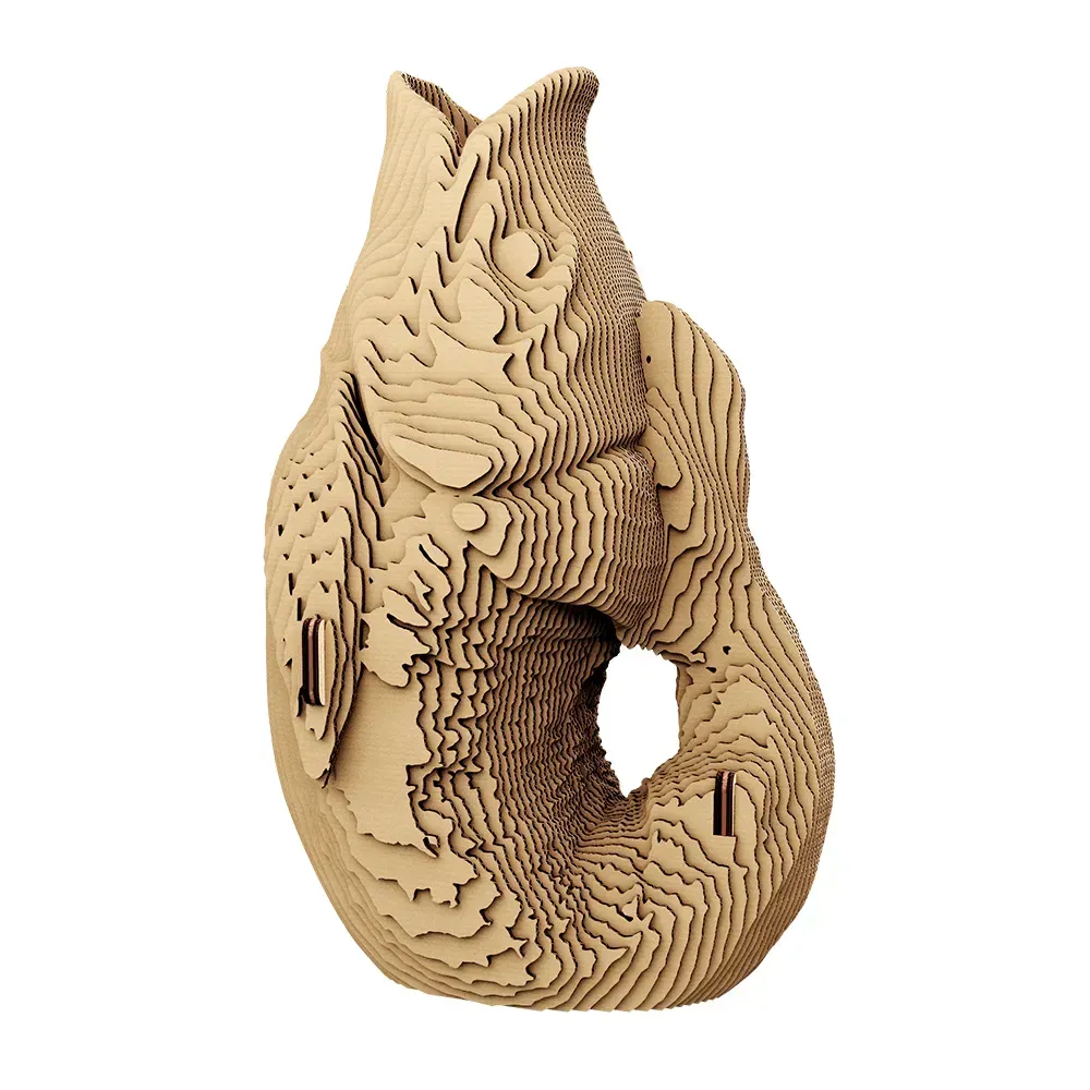Картонний 3Д пазл "FISH VASE"