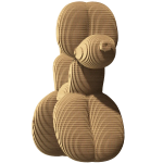 Картонный 3Д пазл "Balloon dog"