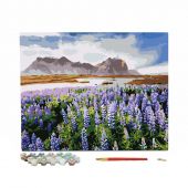 Картина за номерами «Люпіни в горах»