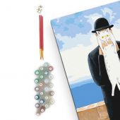 Картина за номерами x InnaRuda «Кіт Людський»