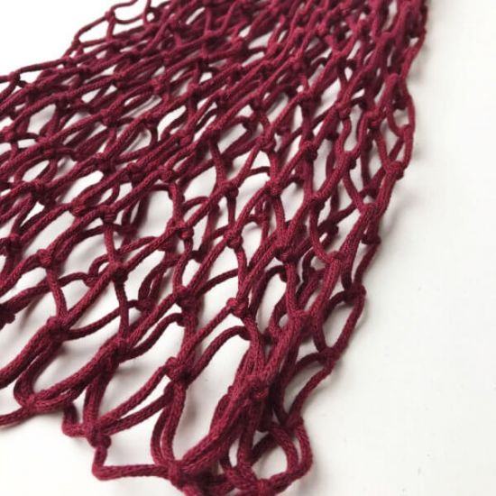 Авоська макраме нить (Бордо)