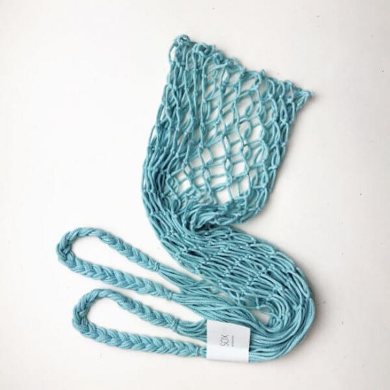 Авоська крученая нитка (Пастельно-голубая)