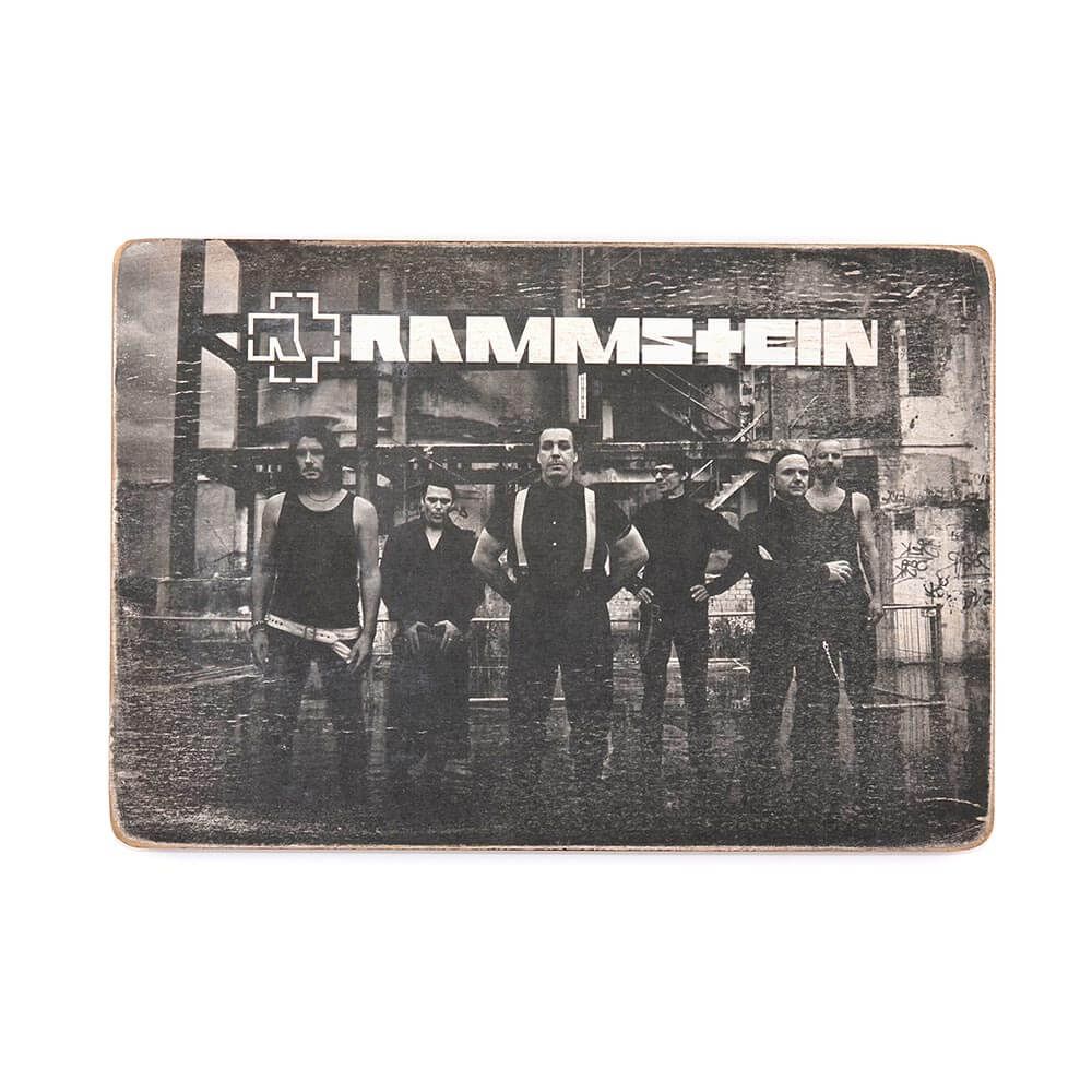 Дерев'яний постер "Rammstein # 2"