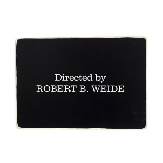 Деревянный постер "Directed by Robert B. Weide"
