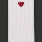 Носки CEH Белые с сердцем