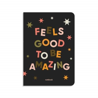 Блокнот в клеточку Feels Good чорный