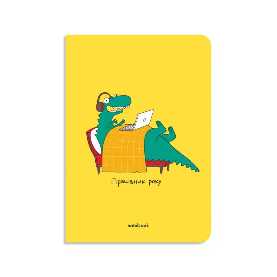 Блокнот в клеточку «Работник года»