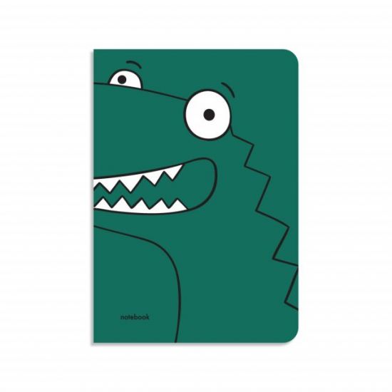 Блокнот в клеточку «Удивленный Рекс»