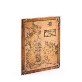 Деревянный постер "Game of Thrones #25 Vintage Map"