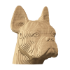Картонний 3Д пазл "Bulldog"