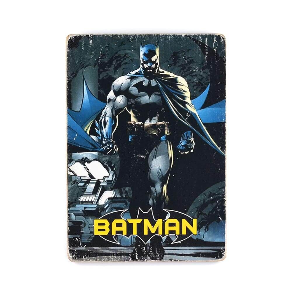 Деревянный постер "Batman Comic"