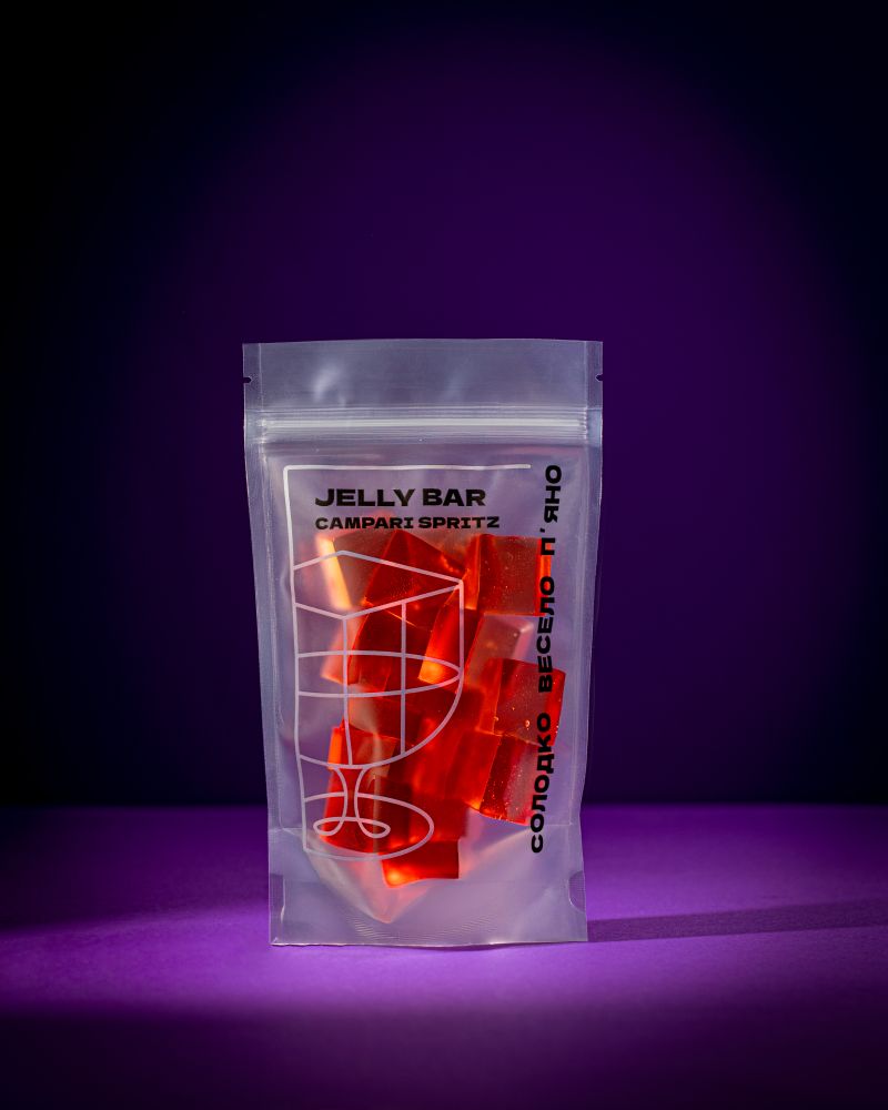 Алкогольні желейні цукерки Jelly Bar Кампарі Спріц