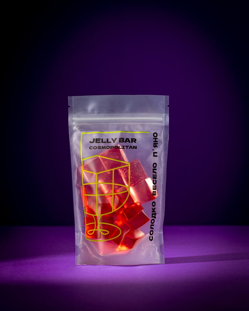 Алкогольні желейні цукерки Jelly Bar Космополітан