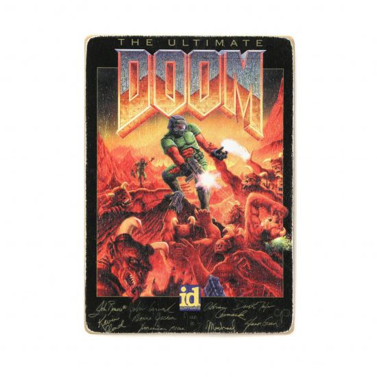 Деревянный постер "DOOM #1"