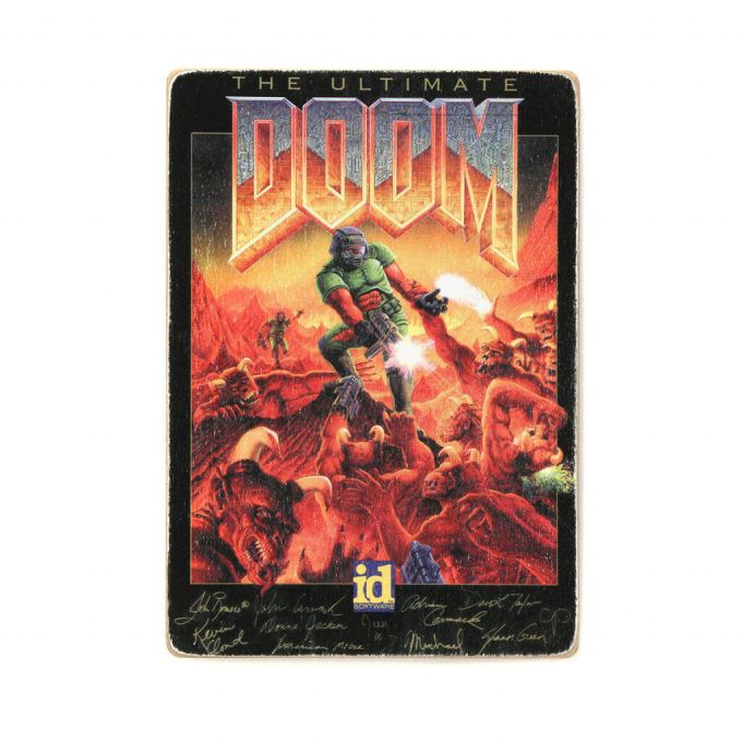 Дерев'яний постер "DOOM # 1"