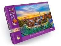 Пазл 2000 элементов "Sunrise in Barcelona, Spain"