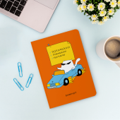 Блокнот у клітинку ORNER x Maliunok «Діловий кіт»