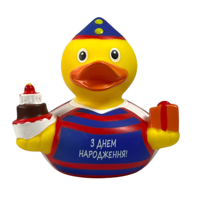 Качка FunnyDucks День Народження (синя)