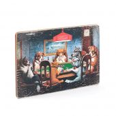 Деревянный постер "Dog Games"